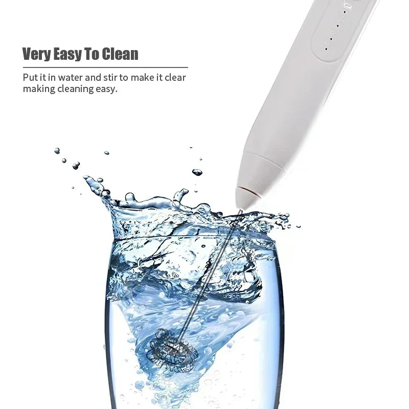 2-in-1 Kitchen Items USB Charging Electric Egg Beater Mini Blender Kitchens Accessories Mixer Household Gadgets Double Head Bar Peaceful Pleasures Health and Wellness