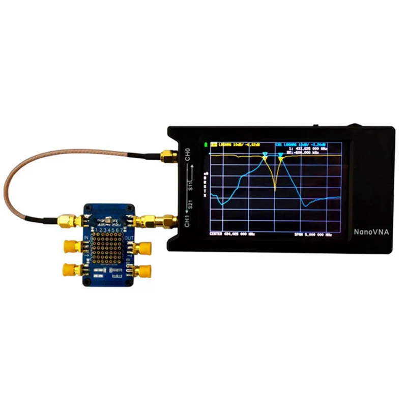 NanoVNA Testboard Kit VNA Test Demo Board Vector Network Analyzer Testing Board Peaceful Pleasures Health and Wellness green