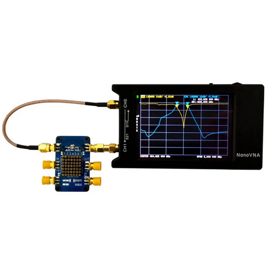 NanoVNA Testboard Kit VNA Test Demo Board Vector Network Analyzer Testing Board Peaceful Pleasures Health and Wellness green
