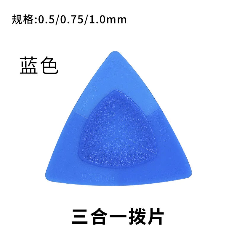Guitar Triangle Pick ABS 3-in-1 Multifunctional Electric Multipurpose