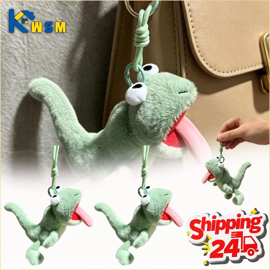 Lizard Plush Keychain Funny Squeeze Toy – 1-20 PCS | Bag Charm
