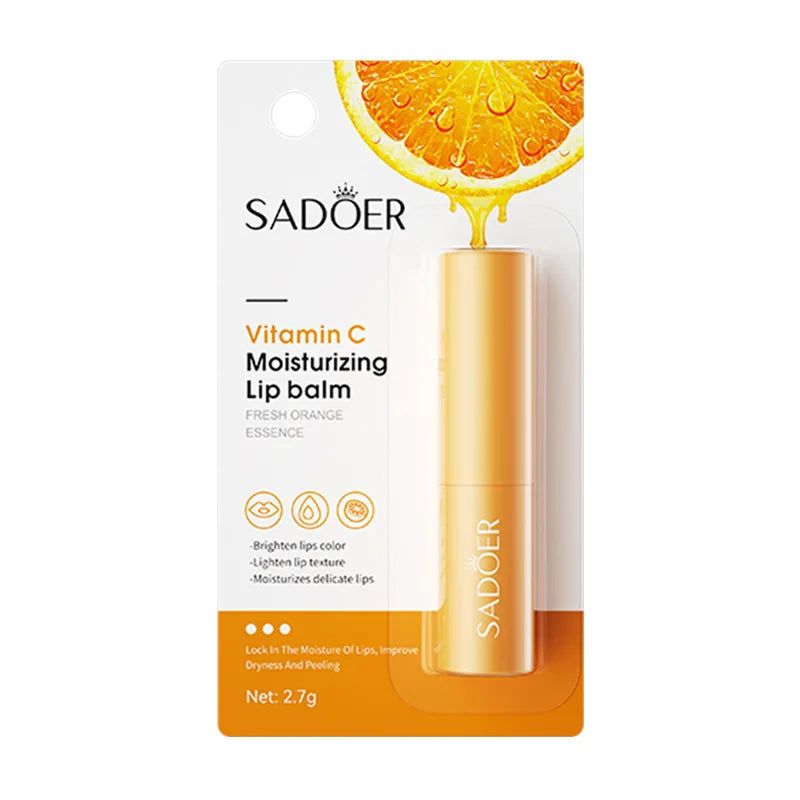 SADOER Vitamin C Aloe Coconut Lip Balm – Moisturizing Repair