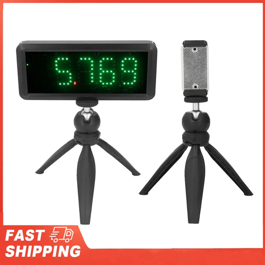Wireless Sprint Timer Battery Powered Laser Stopwatch Timing Clock Peaceful Pleasures Health and Wellness