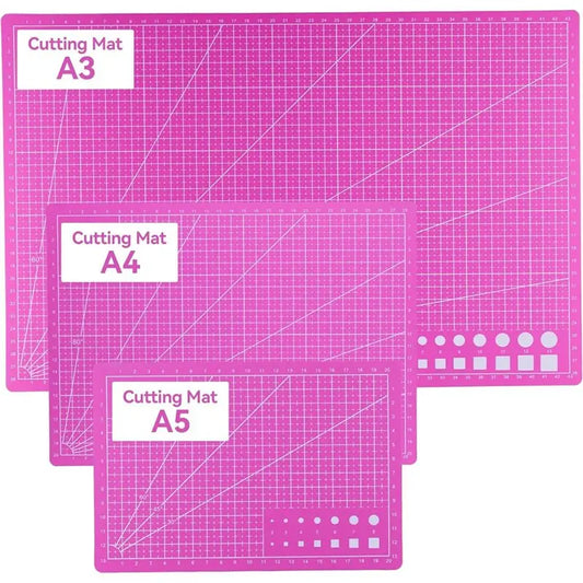 A36T-For Rotary Cutting Mat 3 Pcs Self Healing, Double-Sided Non-Slip For Rotary Cutting Board, Sewing, Quilting, Crafting Peaceful Pleasures Health and Wellness As Shown