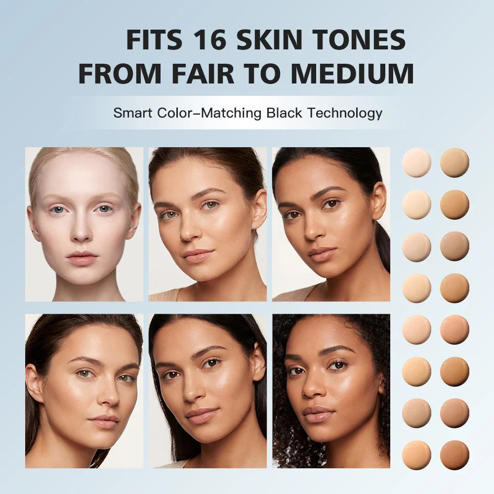 Color Changing Liquid Foundation – Matte Full Coverage, Waterproof