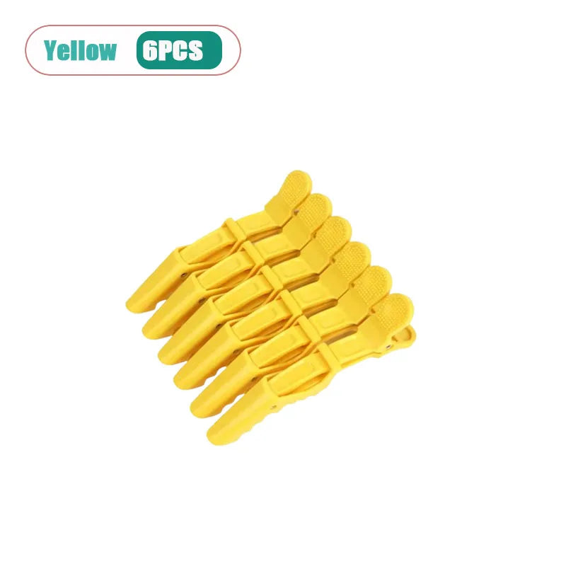 6-Pack Duckbill Hair Clips – No-Trace Salon Sectioning Clips