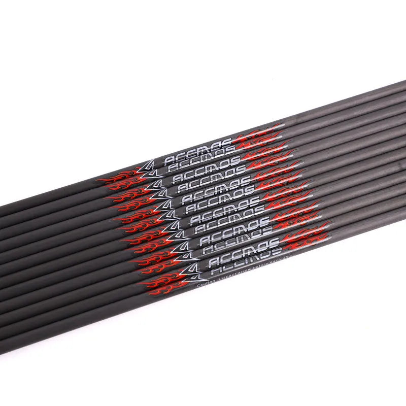 Pure Carbon Arrow Shafts ID4 2 Spine 250-1800 Archery Accessories Bow