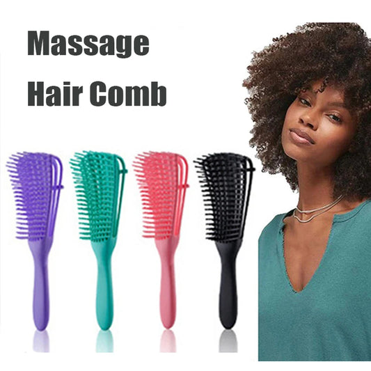 Hair Comb Detangling Brush Scalp Massage Hair Brush Detangler Brush for Curly Hair Thick Hair Octopus Hairbrush Women Men Salon Peaceful Pleasures Health and Wellness