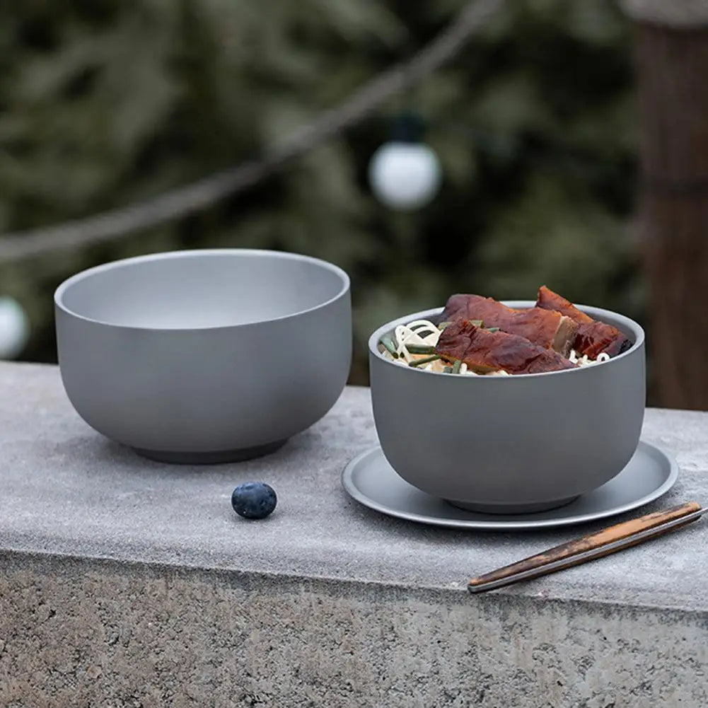 Titanium Camping Bowl – Lightweight, Durable & Heat-Resistant