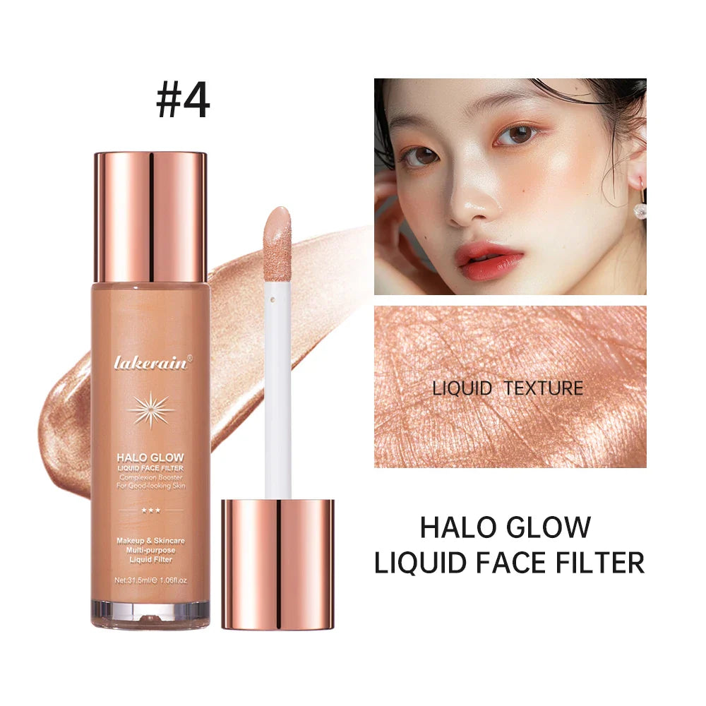 Halo Glow Liquid Highlighter – 8 Shades | Face & Body