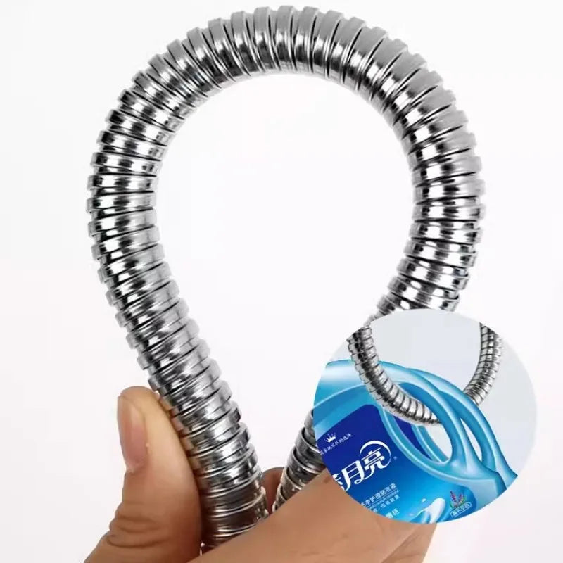 SUS 304 Flexible Shower Hose 1.5M/2M – Chrome Stainless Steel