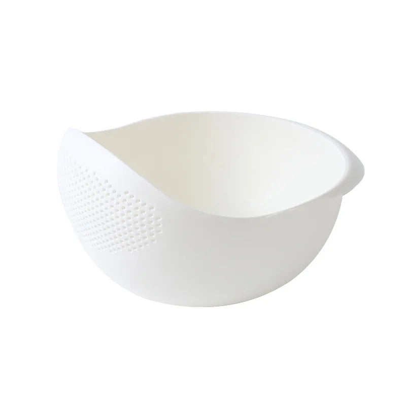2-in-1 Rice Strainer & Colander Bowl | BPA-Free Washing