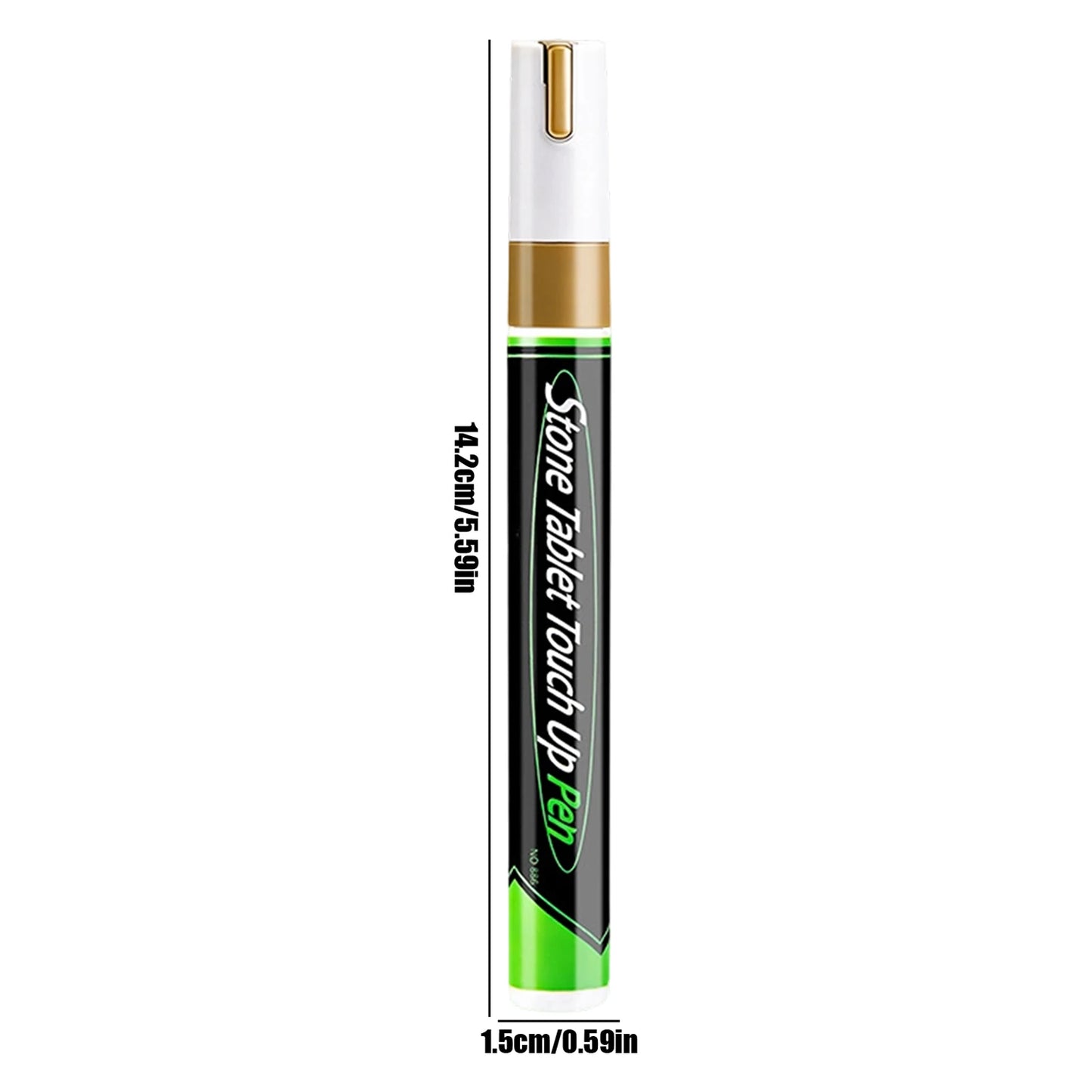 Permanent Paint Marker Pen for Stone & Metal | 12 Colors