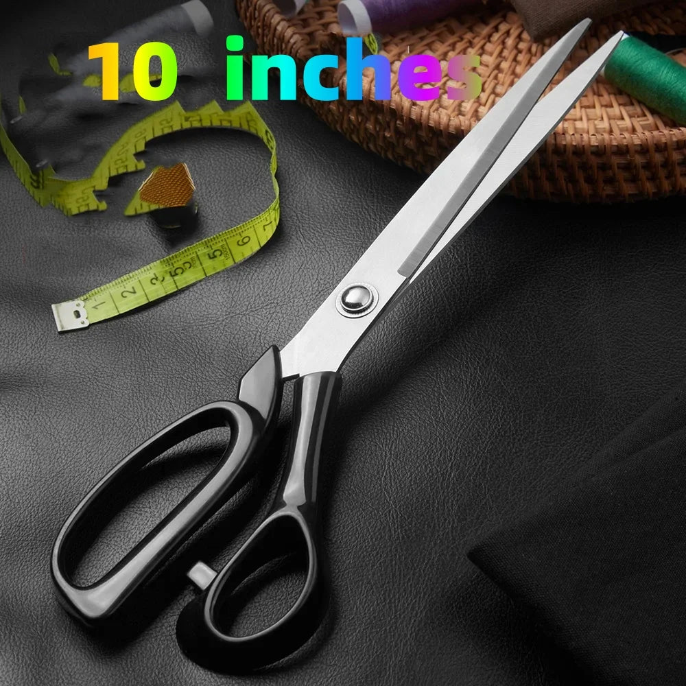 10" Stainless Steel Tailor's Scissors – Pro Fabric Shears | SLADE Peaceful Pleasures Health and Wellness
