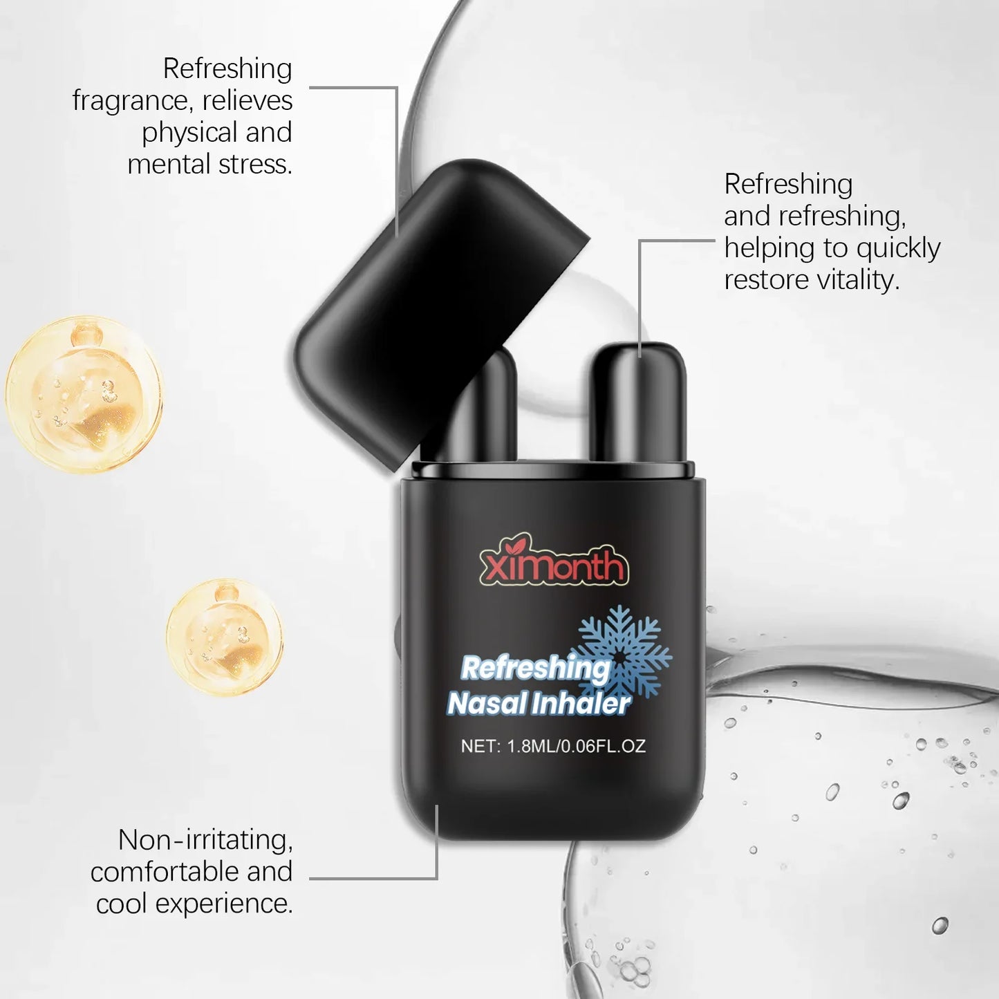 Herbal Nasal Inhaler Stick – Cooling Aromatherapy Wake-Up Tube
