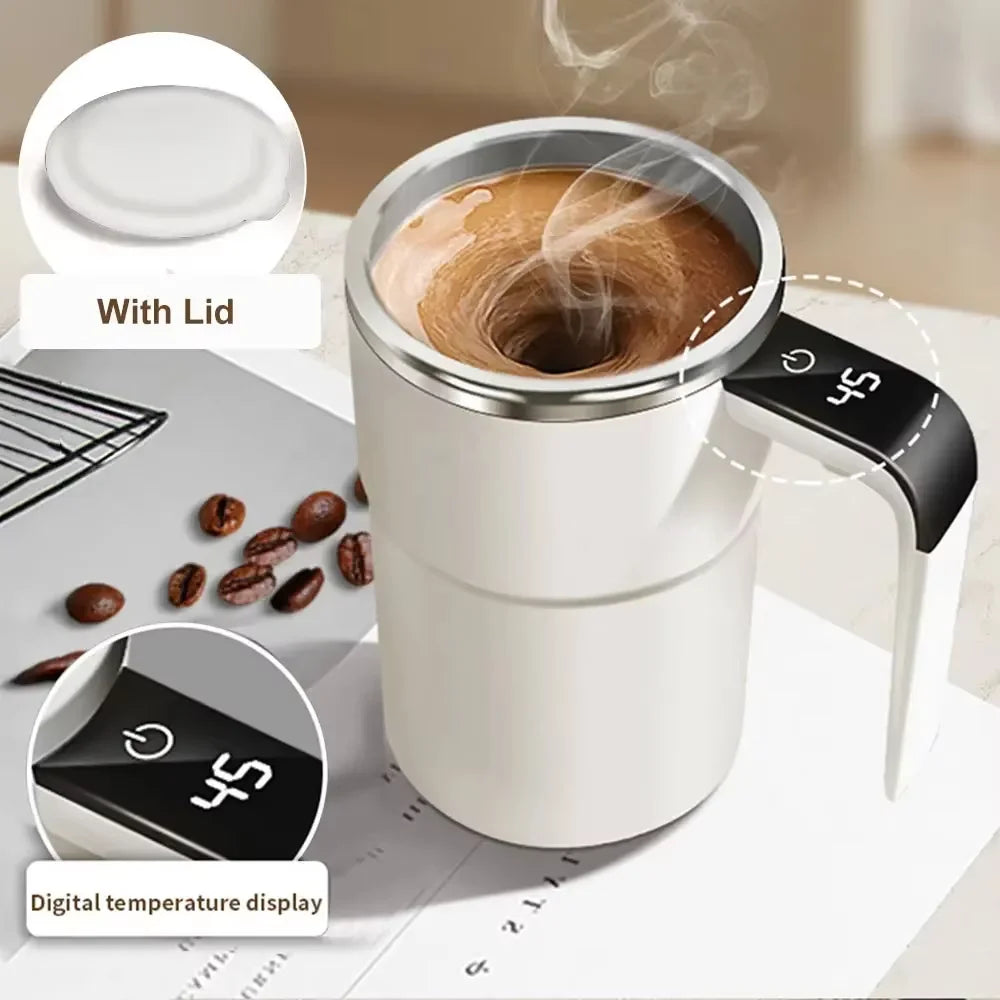 Automatic Self Stirring Cup | Rechargeable Magnetic Mixer