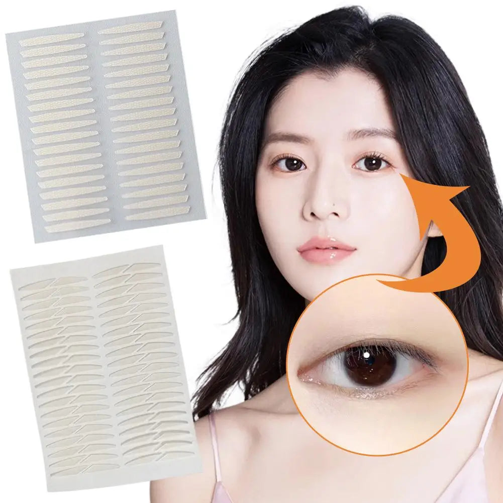 Invisible Double Eyelid Tape 40 Sheets – Fiber Lace Stickers