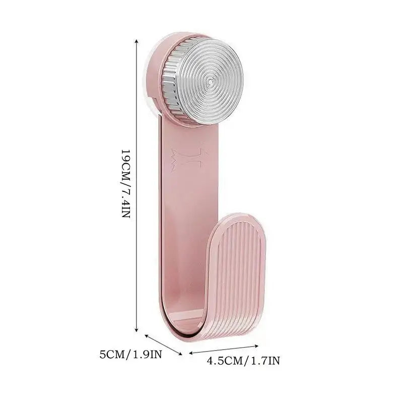 Suction Cup Pot Lid Rack Wall Mounted Rotating Pot Lid Bracket Adjustable Household Organizer For Kitchen Supplies Space Saving Peaceful Pleasures Health and Wellness