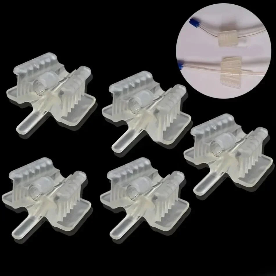 5-Pack Dental Silicone Mouth Support & Saliva Ejector Holder