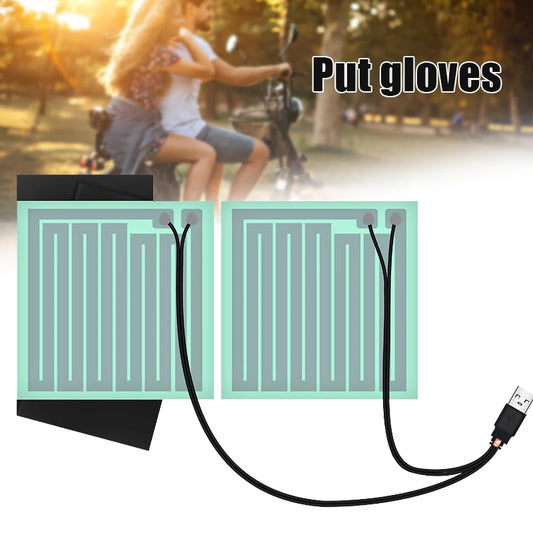 USB Heated Motorcycle Grips – Adjustable Winter Handlebar Warmth Heated Handlebar Grips Peaceful Pleasures Health and Wellness