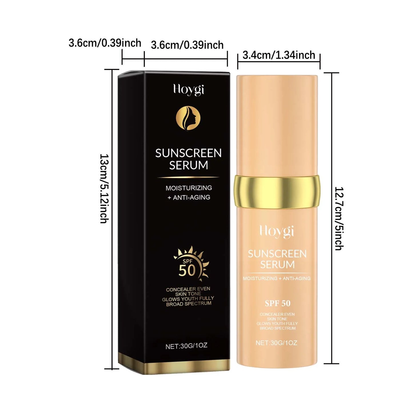 Hydrating Concealer Foundation SPF 50 | Full Coverage All Skin Types Peaceful Pleasures Health and Wellness