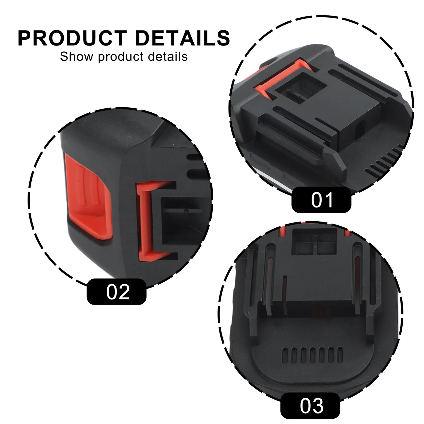 Versatile Ion Box 18V 21V Power Tools PCBA Bracket Electric Drill