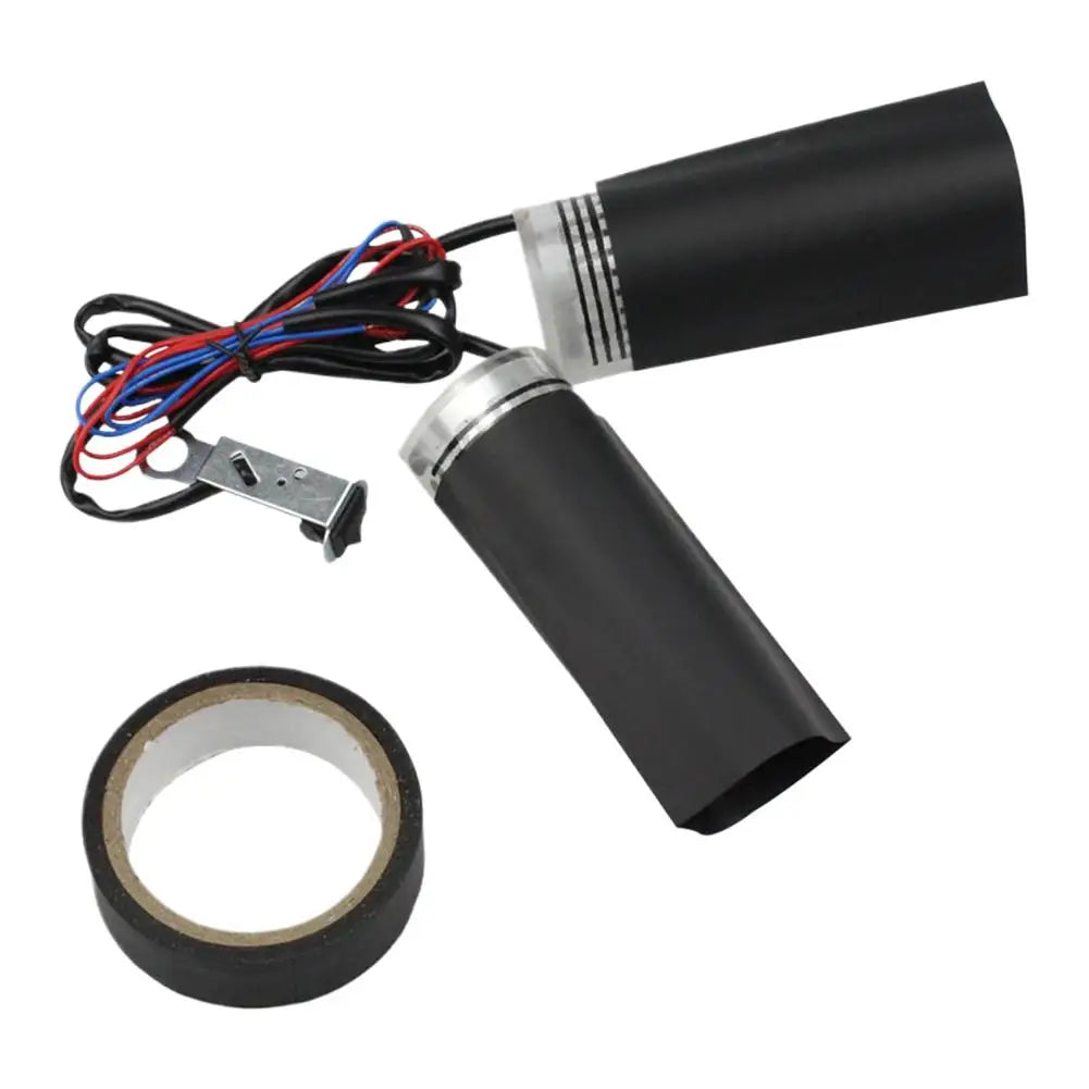 12V Motorcycle Heated Handlebar Grip Kit | Winter Hand Warmer Heated Handlebar Grips Peaceful Pleasures Health and Wellness