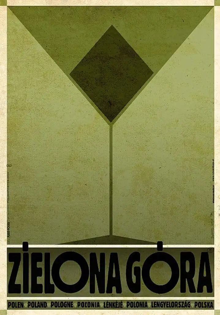 Retro Poland Podhale Kocie Góry Canvas Wall Art Print | Unframed