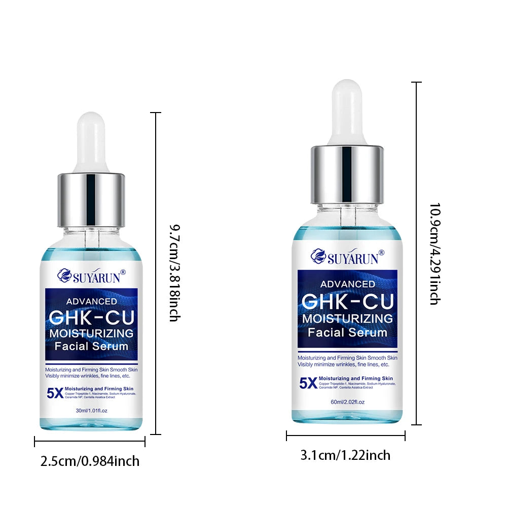 SUYARUN GHK-CU serum - Anti-aging facial moisturizer, firming and moisturizing for all skin types, suitable for men and women. Peaceful Pleasures Health and Wellness