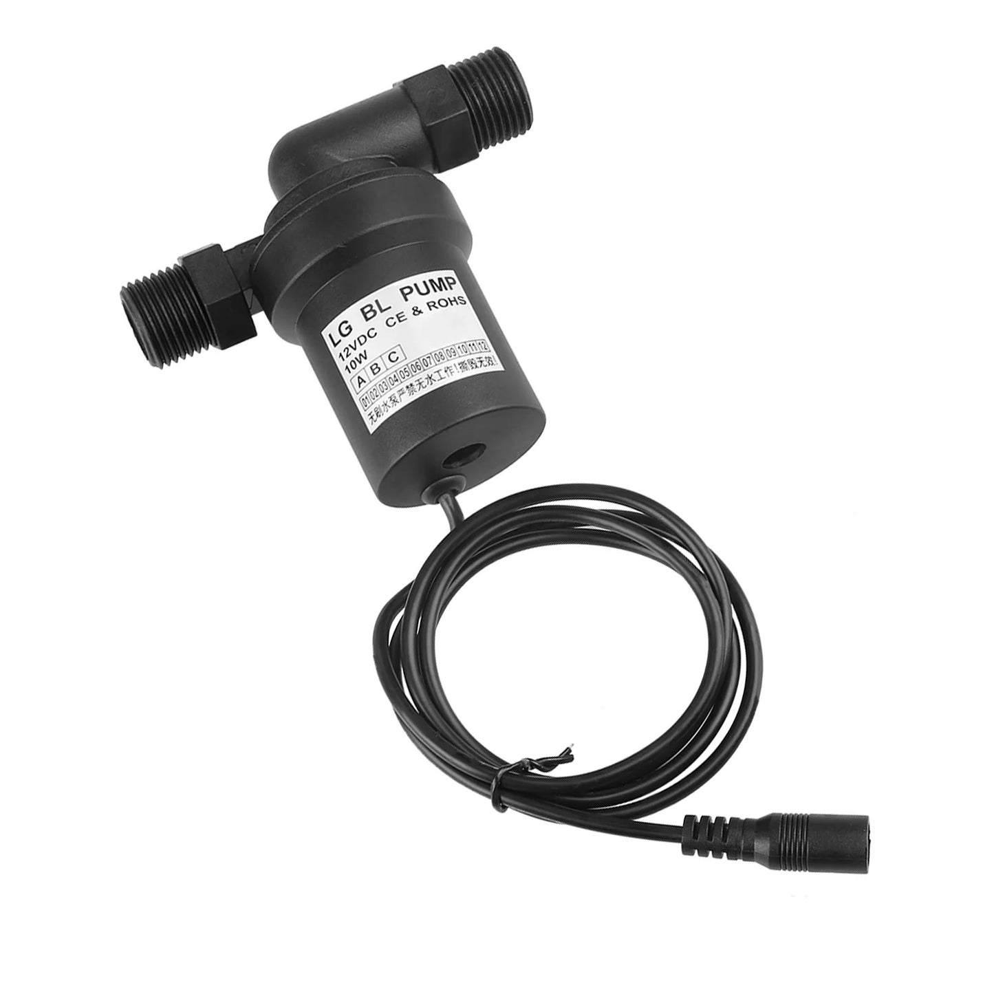 12V 10W Solar Temperature Water Pump DC Brushless Circulation Pumping