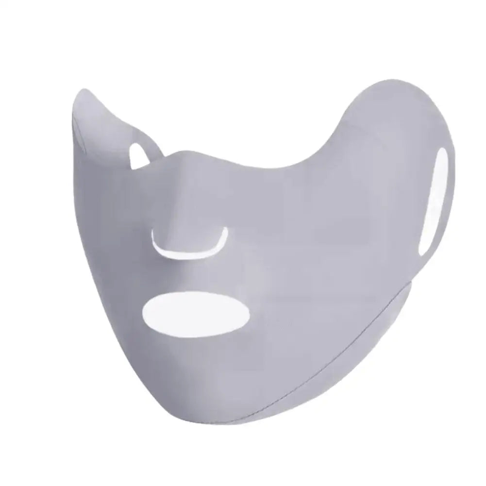 UPF50+ Sun Protection Face Mask, Breathable Polyester UV Shield for Cycling, Hiking & Outdoor Activities Summer Supplies Peaceful Pleasures Health and Wellness Gray
