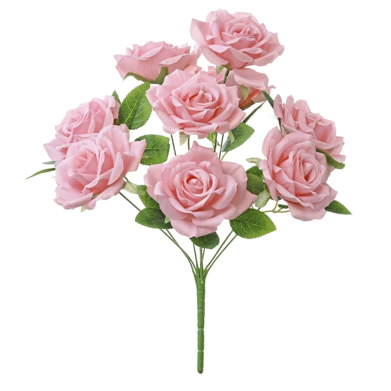 Silk Peony Artificial Flower Bouquet for Wedding & Home Decor