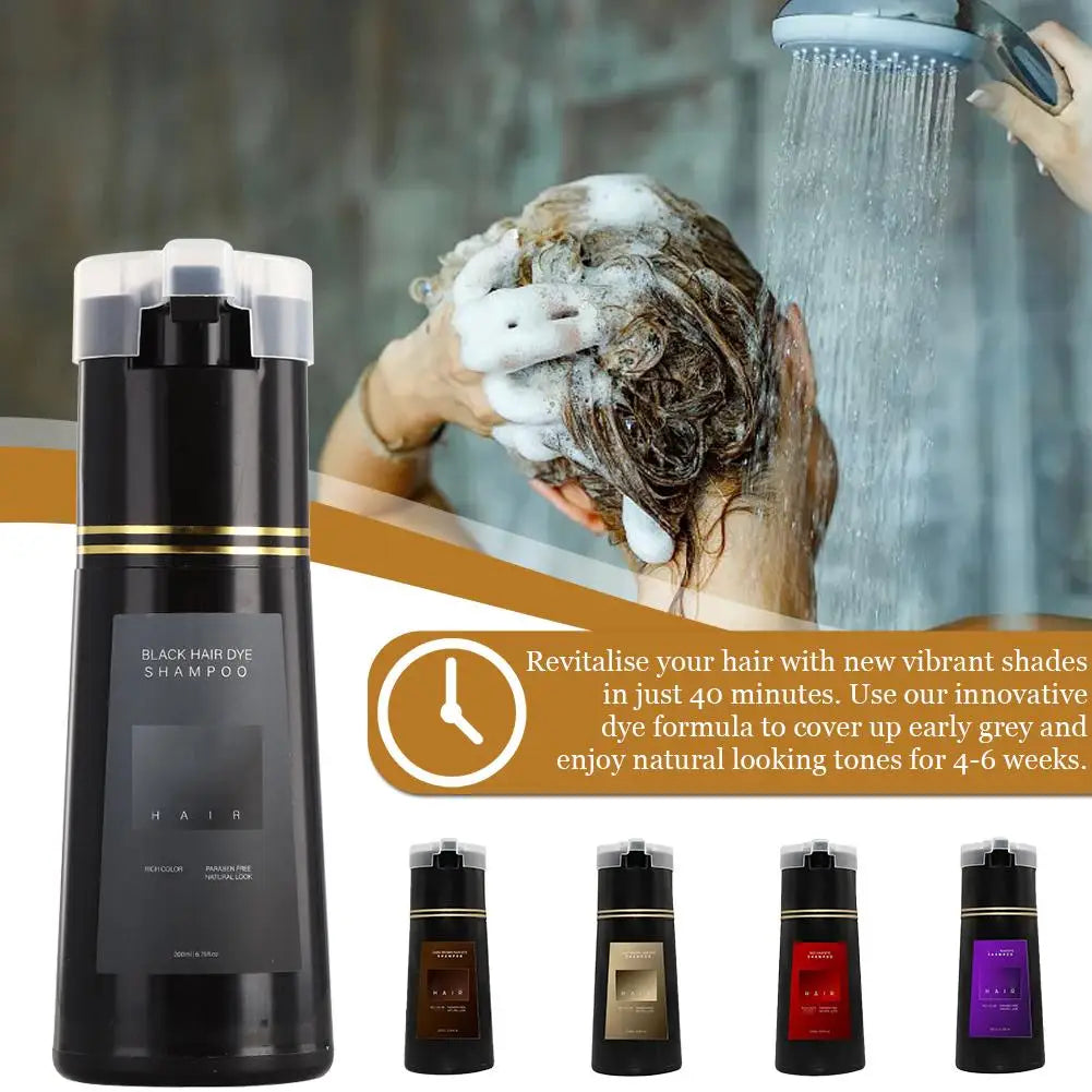 Gray Hair Color Shampoo – Long-Lasting Dye in Minutes Peaceful Pleasures Health and Wellness