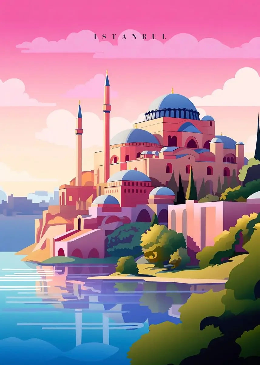 World Cities Canvas Wall Art – Venice, Rome & Istanbul Print