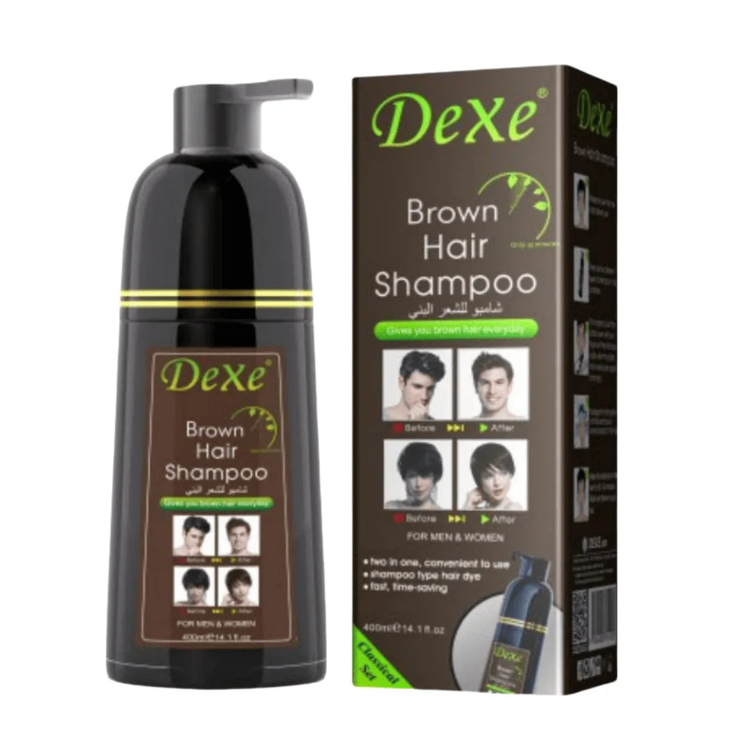 400ml Hair Dye Shampoo Plant Black Cover White Hair Black Dye Cream Long-lasting Hair Color Peaceful Pleasures Health and Wellness