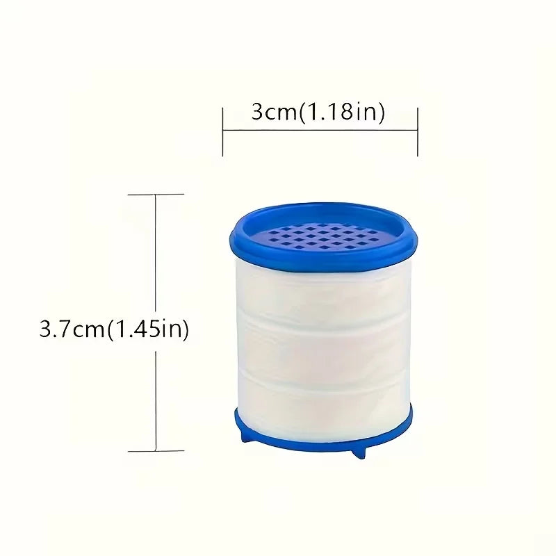 60-Pack PP Water Filter Cartridges – Faucet, Shower & Sink