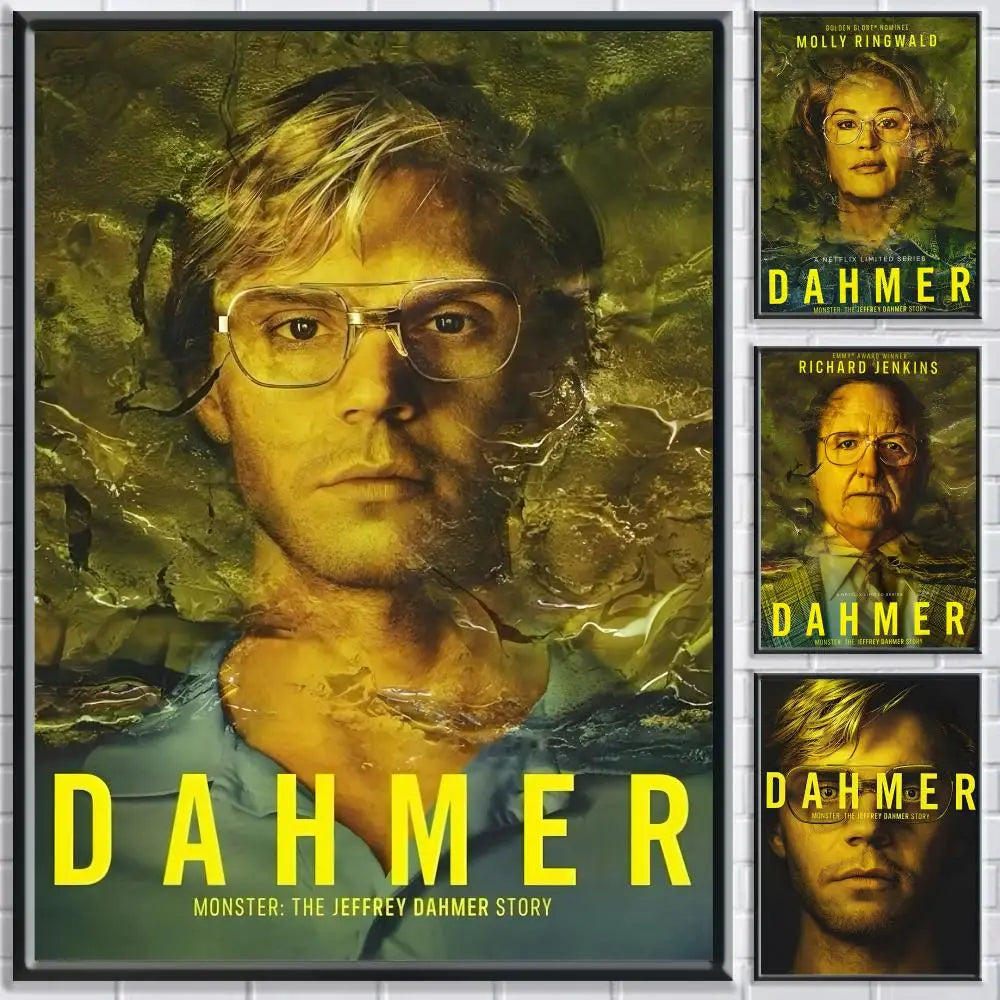 Dahmer Movie Poster – HD Self-Adhesive Waterproof Wall Art Movie Wall Poster Peaceful Pleasures Health and Wellness