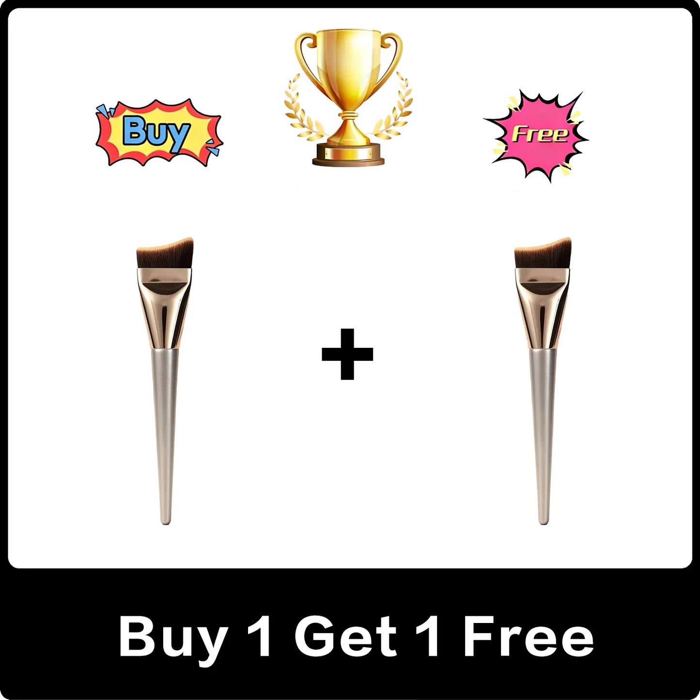 Flawless Foundation Brush – Soft, High Powder Absorption