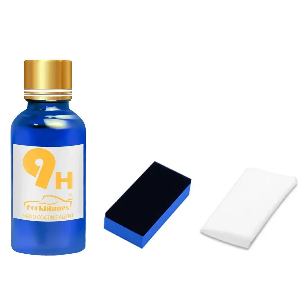 9H Car Oxidation Liquid Ceramic Coat Super Hydrophobic Glass Coating Set Polysiloxane and Nano Materials Care Multicolor Peaceful Pleasures Health and Wellness B