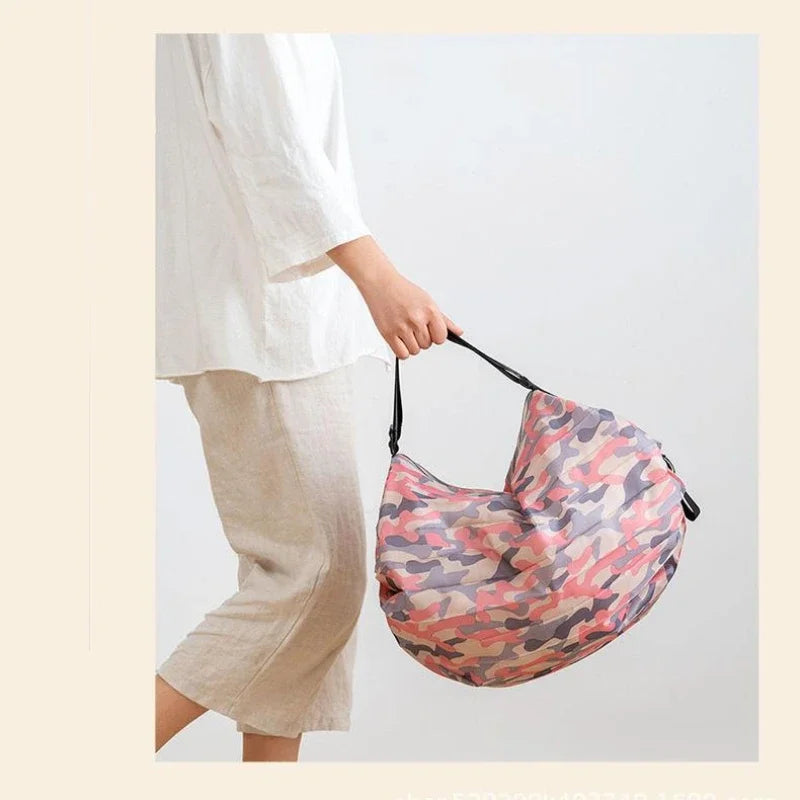 Large Foldable Reusable Shopping Bag – Travel & Organizer Tote