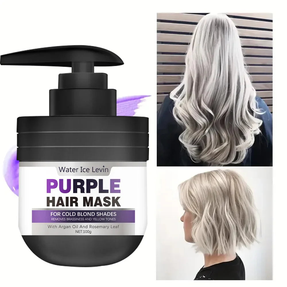 Purple Keratin & Biotin Hair Mask – Moisturizing Conditioner 100g