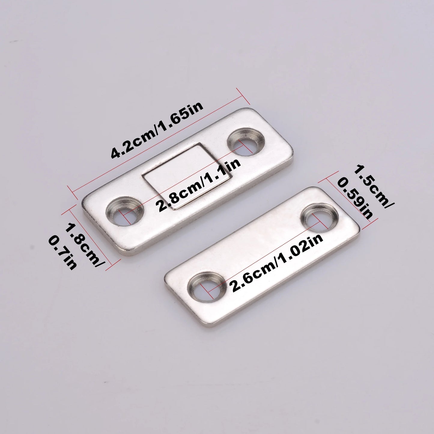 Ultra-Thin Magnetic Cabinet Latches – 4 Pack Door Closers