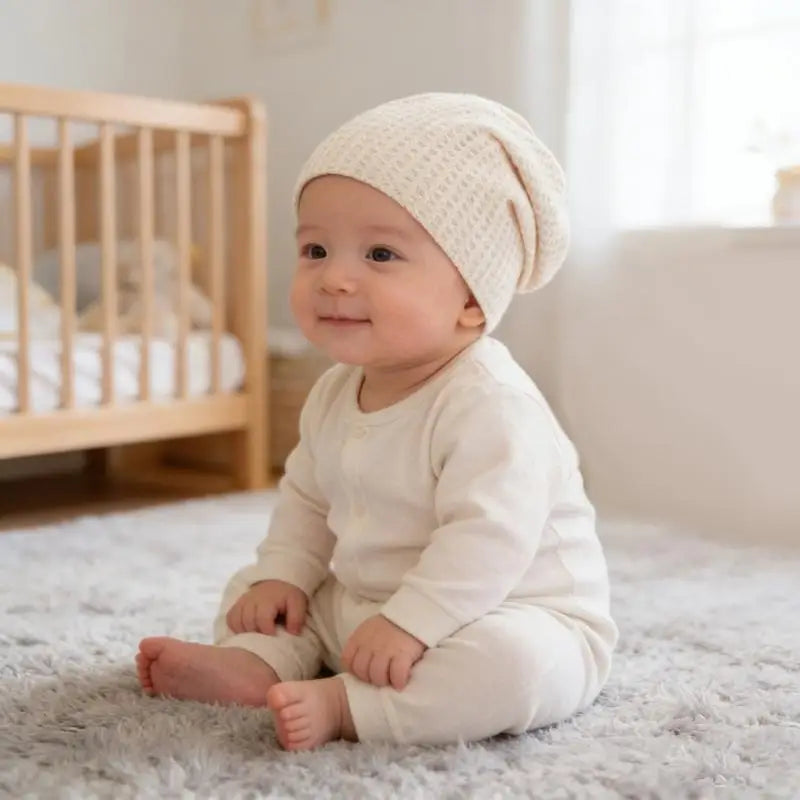 Newborn Baby Bonnet Fetal Hat | Soft Knit Cap 0–6 Months