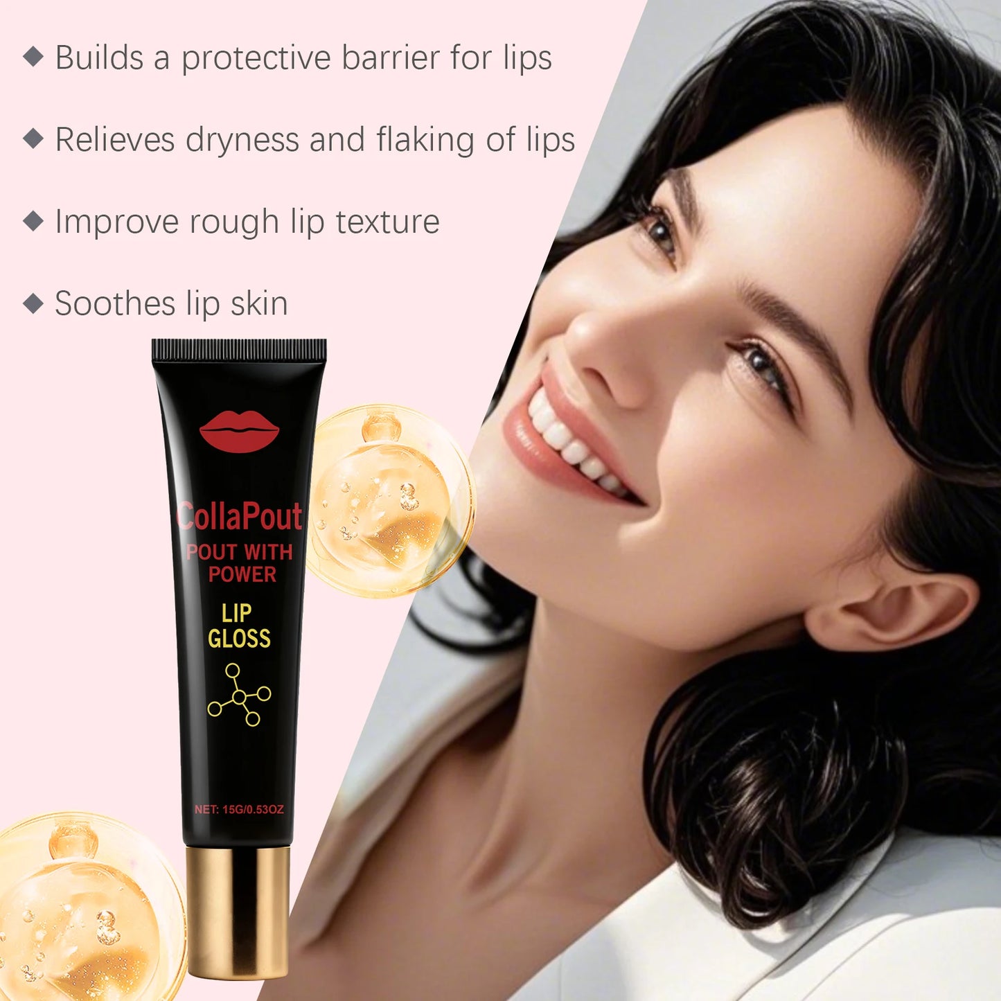 Lip Hydrating Serum – Vitamin E & Grape Seed Oil Lip Essence