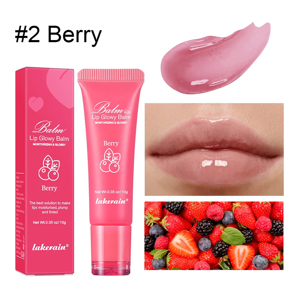 Moisturizing Lip Glow Blam Liquid Lip Gel Mask Reduce Lip Line Remove Dead Skin Peach Grape Lip Gloss Lips Care Product 10g Peaceful Pleasures Health and Wellness 2
