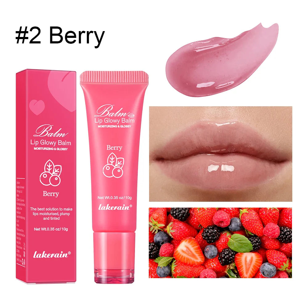 Lip Glow Balm Gel Mask – Moisturizing Peach & Grape | 10g