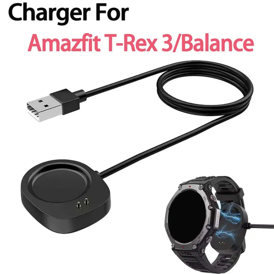 Amazfit T-Rex 3 & Balance Replacement Charger Cable 3.3ft Peaceful Pleasures Health and Wellness