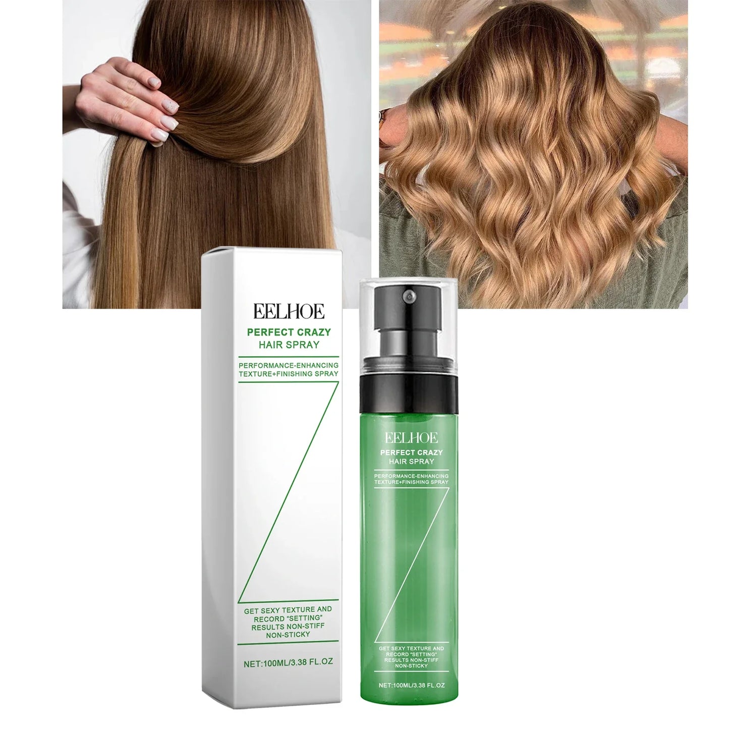 Eelhoe Fluffy Hair Styling Spray – Volumizing & Dry Refresh