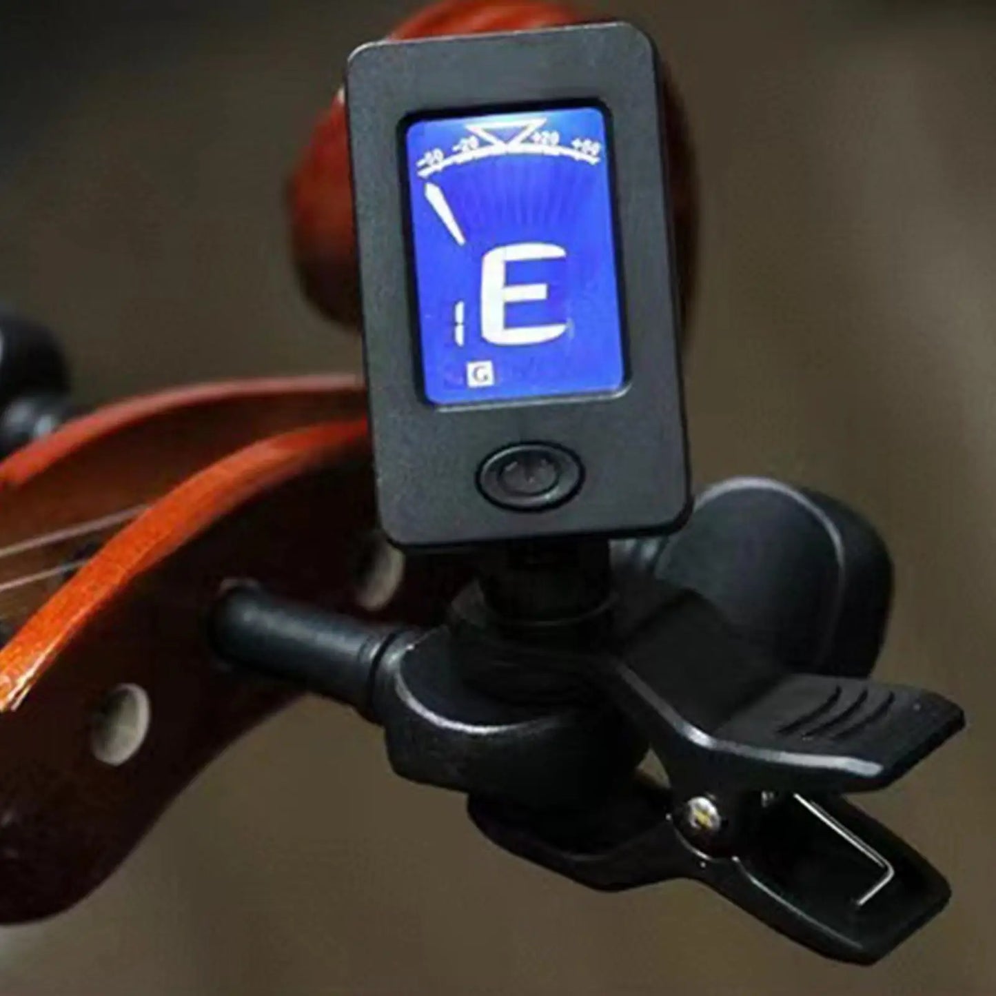 Clip-On Chromatic Tuner – Guitar, Ukulele, Bass & Violin