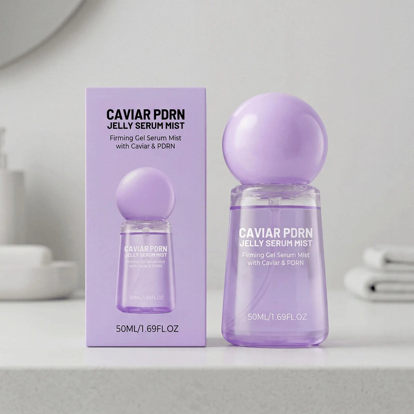 Collagen Peptide Jelly Essence Mist Spray Smooths Moisturize Dry Lines Nourish Hydrating Soft Facial Pores Skin Serum Spray 50ml Peaceful Pleasures Health and Wellness